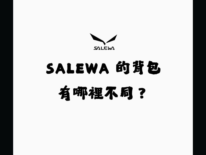 SALEWA 背包有什麼不一樣？