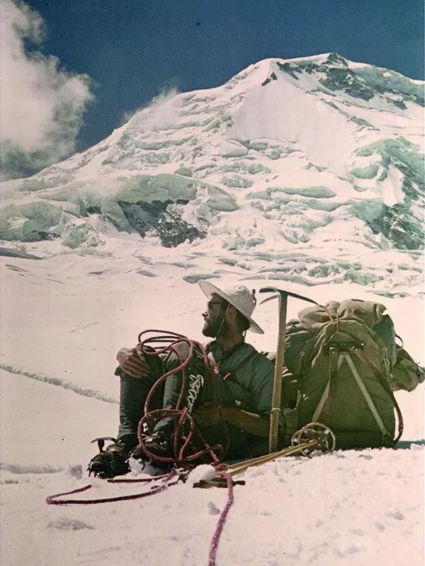 Hermann Huber in 1955 on the highest mountain in Peru
Image credit:Archiv Hermann Huber
